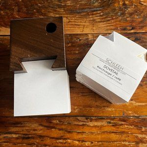 Schleeh Dovetail Pen Post-it Holder with refill